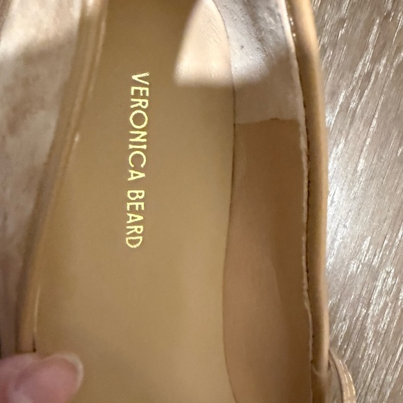 Veronica Beard Suede Beige Mary Jane Flats with Dust Bag and Box - Picture 3 of 7